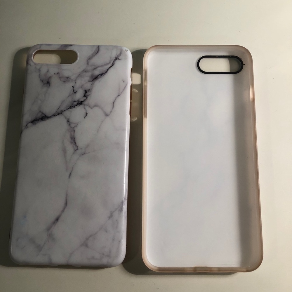 two marble phone cases